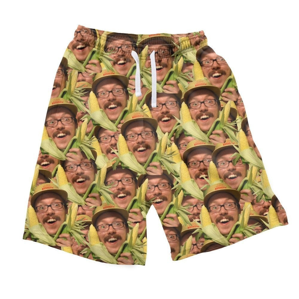 Your Face Custom Men's Shorts-Shelfies-| All-Over-Print Everywhere - Designed to Make You Smile