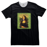 Stoner Lisa Basic T-Shirt-Printify-Black-S-| All-Over-Print Everywhere - Designed to Make You Smile