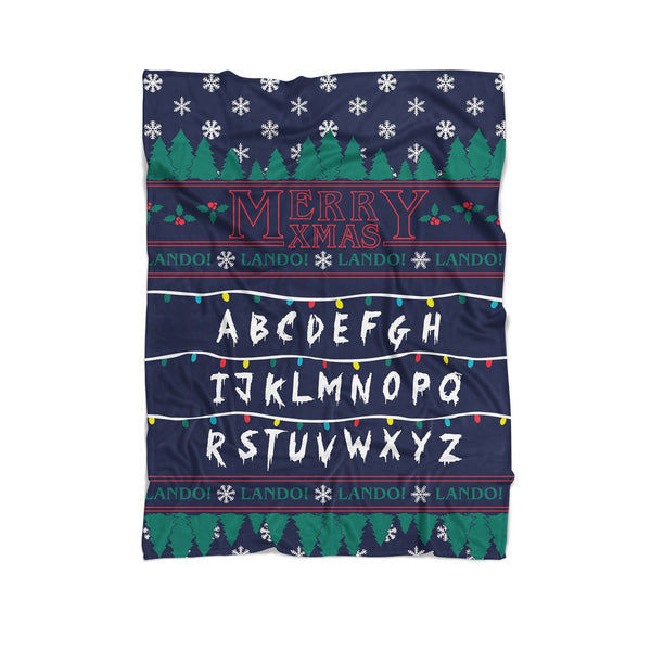 Stranger Xmas Blanket-Gooten-Cuddle-| All-Over-Print Everywhere - Designed to Make You Smile