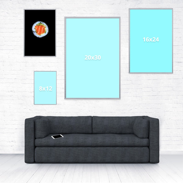 Sushi Poster-Shelfies-12 x 18-| All-Over-Print Everywhere - Designed to Make You Smile