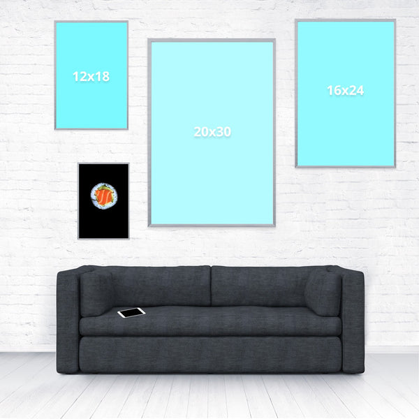 Sushi Poster-Shelfies-8 x 12-| All-Over-Print Everywhere - Designed to Make You Smile