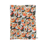 Sushi Invasion Blanket-Gooten-Cuddle-| All-Over-Print Everywhere - Designed to Make You Smile