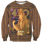 420 Mucha Sweater-Shelfies-| All-Over-Print Everywhere - Designed to Make You Smile