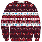 All I Want For Xmas Are Gains Sweater-Shelfies-| All-Over-Print Everywhere - Designed to Make You Smile