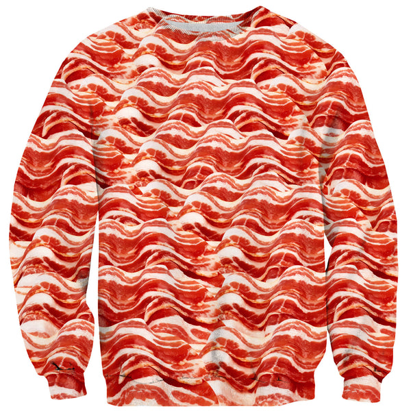 Bacon Invasion Sweater-Shelfies-| All-Over-Print Everywhere - Designed to Make You Smile