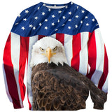 Bald Eagle Sweater-Shelfies-| All-Over-Print Everywhere - Designed to Make You Smile
