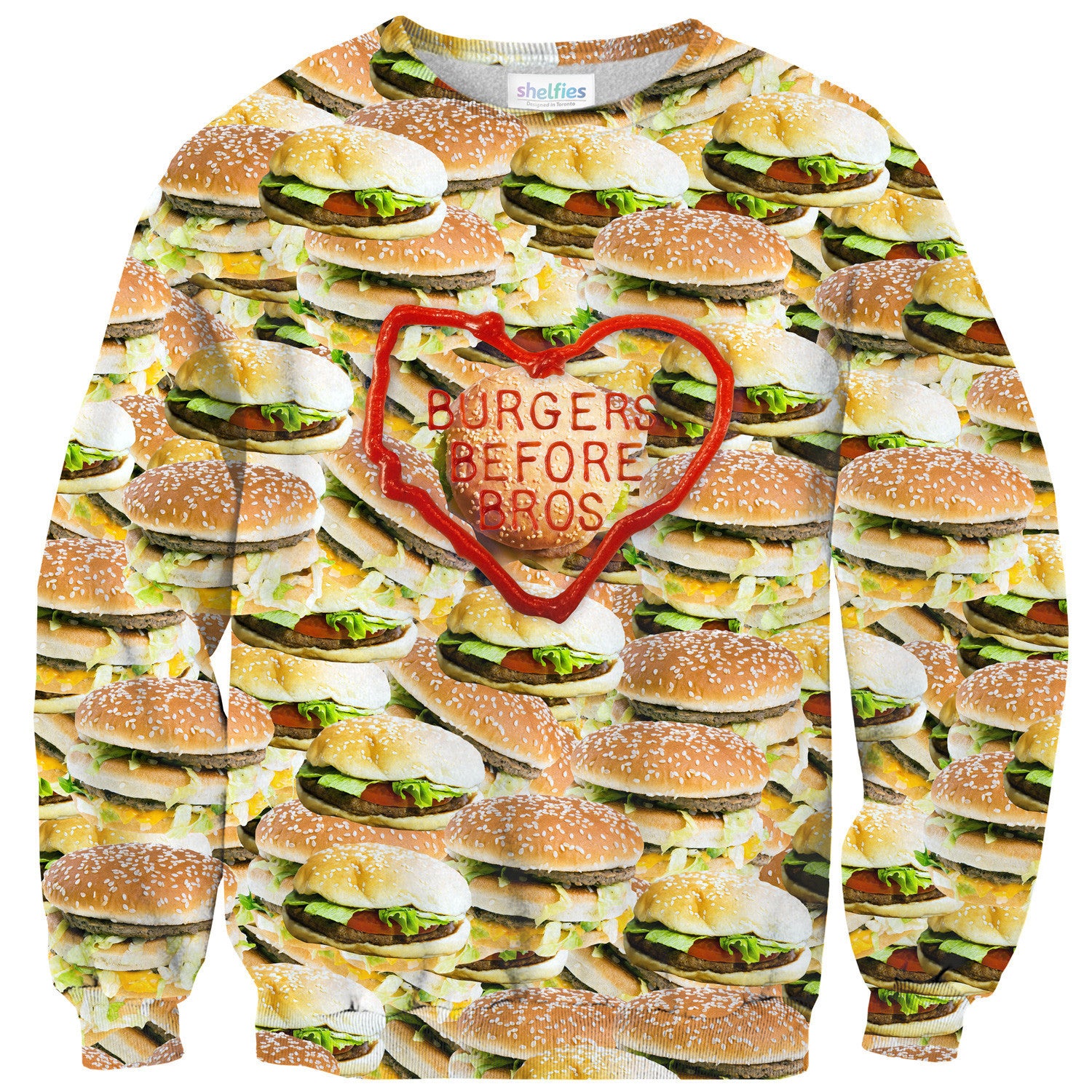 Hamburger sweater deals