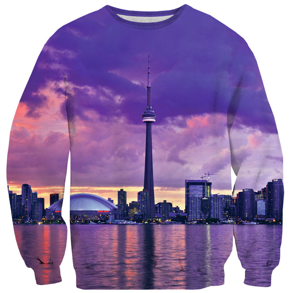 CN Tower Sweater-Shelfies-| All-Over-Print Everywhere - Designed to Make You Smile