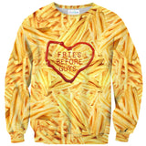 Fries Before Guys Sweater-Subliminator-| All-Over-Print Everywhere - Designed to Make You Smile