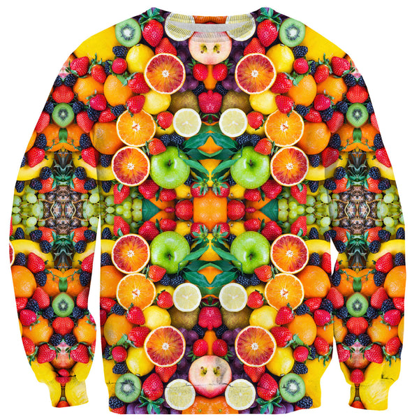 Fruit Explosion Sweater-Shelfies-| All-Over-Print Everywhere - Designed to Make You Smile