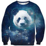 Galaxy Panda Sweater-Shelfies-| All-Over-Print Everywhere - Designed to Make You Smile