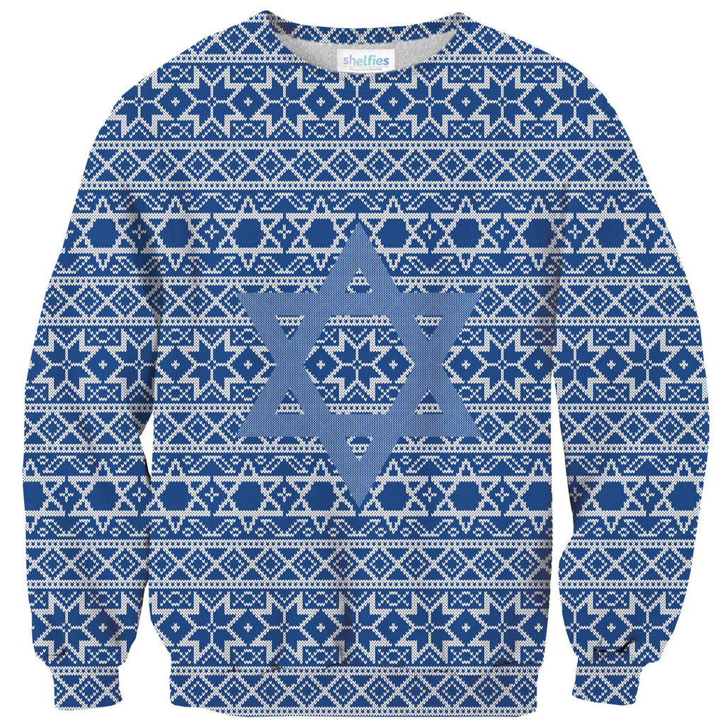 Happy Hanukkah Sweater Shelfies