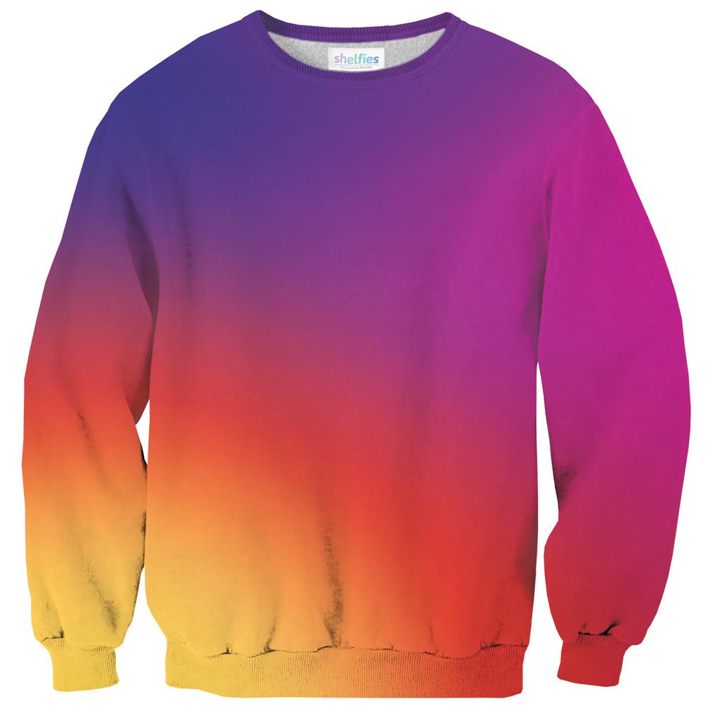 Instagram Gradient Sweater-Subliminator-| All-Over-Print Everywhere - Designed to Make You Smile