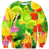 Mixed Veggies Sweater-Shelfies-| All-Over-Print Everywhere - Designed to Make You Smile