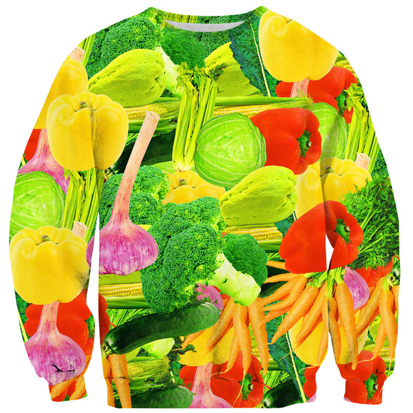 Mixed Veggies Sweater-Shelfies-| All-Over-Print Everywhere - Designed to Make You Smile