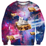 PB&J Galaxy Cat Sweater-Shelfies-| All-Over-Print Everywhere - Designed to Make You Smile