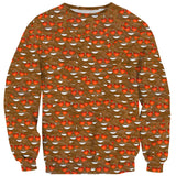 Poop Hearts Emoji Invasion Sweater-Shelfies-| All-Over-Print Everywhere - Designed to Make You Smile