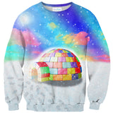 Rainbow Igloo Sweater-Shelfies-| All-Over-Print Everywhere - Designed to Make You Smile