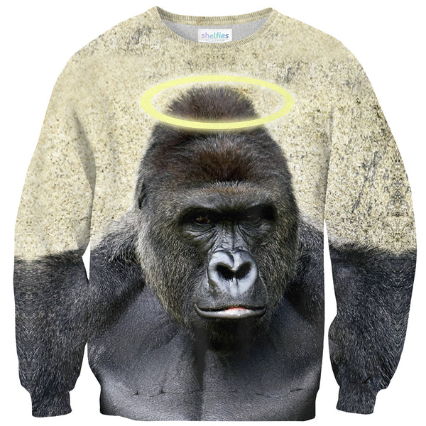 RIP Harambe Sweater-Shelfies-| All-Over-Print Everywhere - Designed to Make You Smile