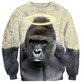 RIP Harambe Sweater-Shelfies-| All-Over-Print Everywhere - Designed to Make You Smile