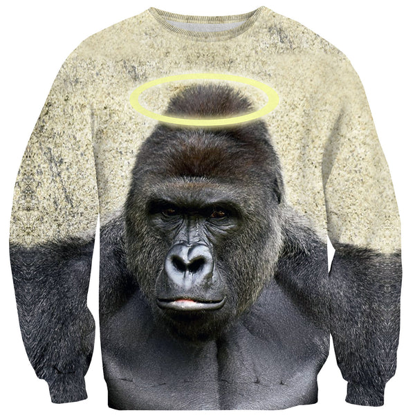 RIP Harambe Sweater-Shelfies-| All-Over-Print Everywhere - Designed to Make You Smile
