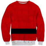 Santa Belly Sweater-Shelfies-| All-Over-Print Everywhere - Designed to Make You Smile