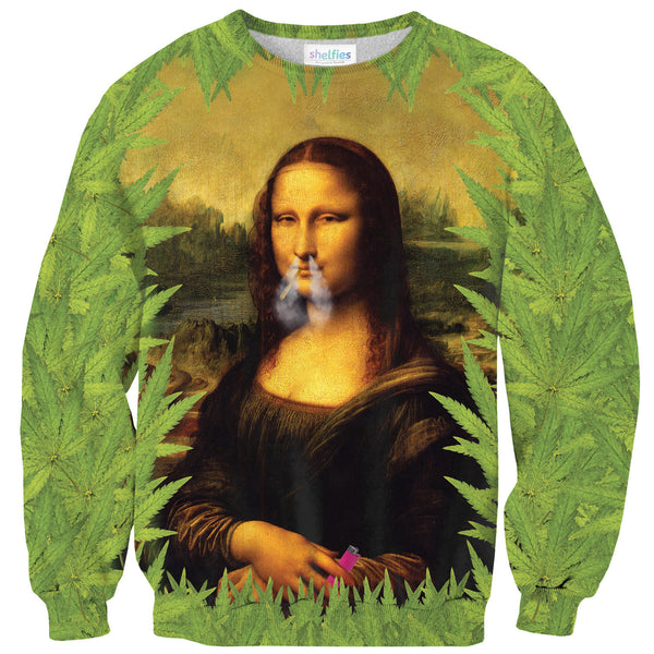 Stoner Liza Sweater-Shelfies-| All-Over-Print Everywhere - Designed to Make You Smile