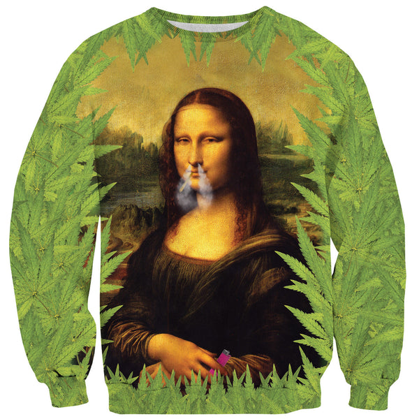 Stoner Liza Sweater-Shelfies-| All-Over-Print Everywhere - Designed to Make You Smile