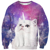 Unikitty Sweater-Shelfies-| All-Over-Print Everywhere - Designed to Make You Smile