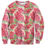 Watercolourmelon Sweater-Shelfies-| All-Over-Print Everywhere - Designed to Make You Smile