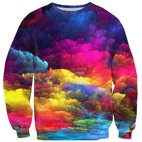 Abstract Colours Sweater-Subliminator-| All-Over-Print Everywhere - Designed to Make You Smile