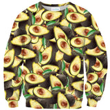 Avocado Invasion Sweater-Shelfies-| All-Over-Print Everywhere - Designed to Make You Smile