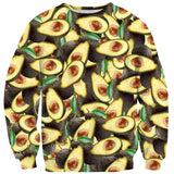 Avocado Invasion Sweater-Shelfies-| All-Over-Print Everywhere - Designed to Make You Smile