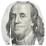Benjamin Franklin Sweater-Shelfies-| All-Over-Print Everywhere - Designed to Make You Smile