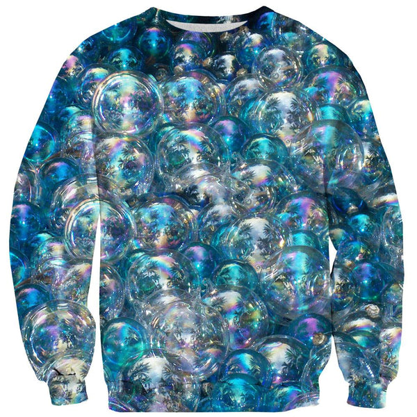 Bubbles Invasion Sweater-Subliminator-| All-Over-Print Everywhere - Designed to Make You Smile