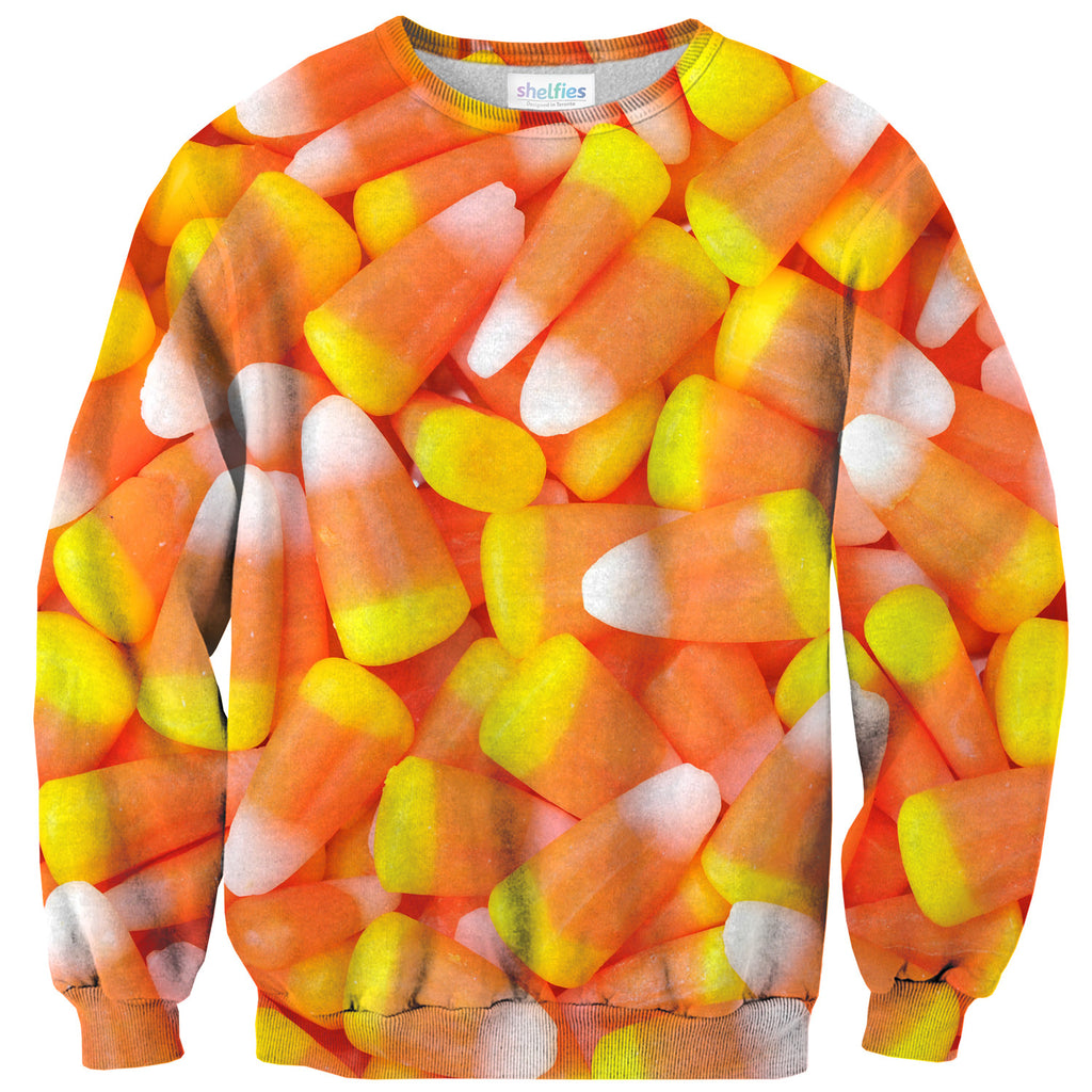 Candy Corn Invasion Sweater-Shelfies-| All-Over-Print Everywhere - Designed to Make You Smile