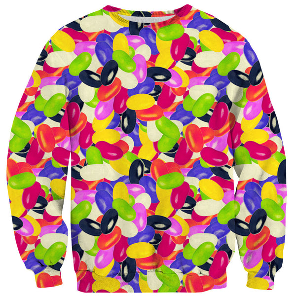 Candybean Invasion Sweater-Shelfies-| All-Over-Print Everywhere - Designed to Make You Smile