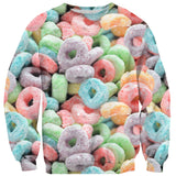 Cereal Invasion Sweater-Subliminator-| All-Over-Print Everywhere - Designed to Make You Smile