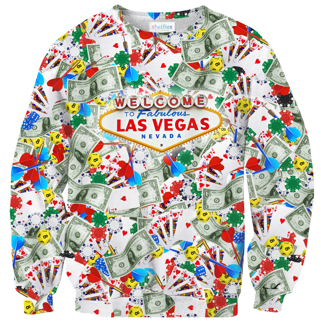 Fabulous Las Vegas Sweater-Shelfies-| All-Over-Print Everywhere - Designed to Make You Smile