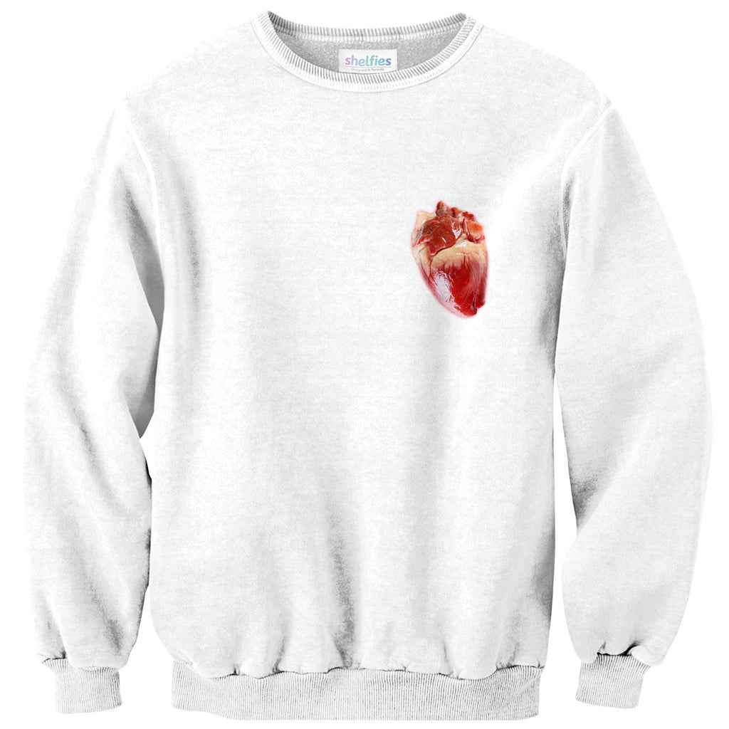 Heart Sweater-Shelfies-| All-Over-Print Everywhere - Designed to Make You Smile