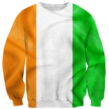 Irish Flag Sweater-Subliminator-| All-Over-Print Everywhere - Designed to Make You Smile