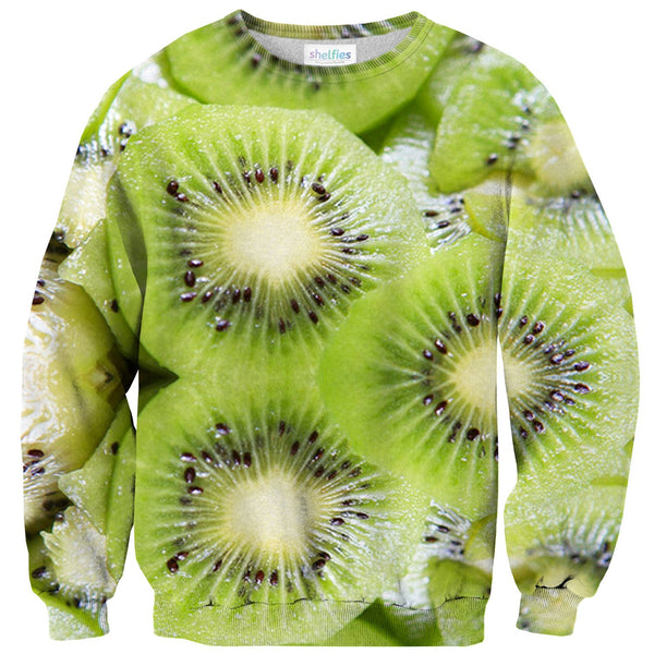 Kiwi Invasion Sweater-Subliminator-| All-Over-Print Everywhere - Designed to Make You Smile