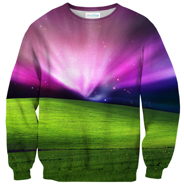 Mac vs. PC Sweater-Shelfies-| All-Over-Print Everywhere - Designed to Make You Smile