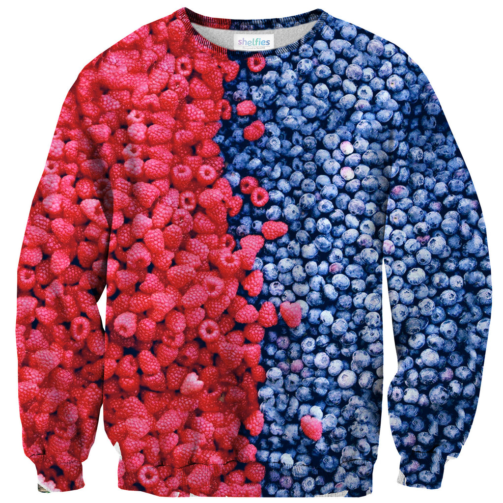 Mixed Berries Sweater-Shelfies-| All-Over-Print Everywhere - Designed to Make You Smile
