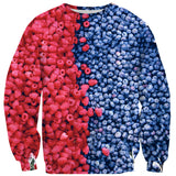 Mixed Berries Sweater-Shelfies-| All-Over-Print Everywhere - Designed to Make You Smile