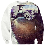 Money On My Mind Sloth Sweater-Subliminator-| All-Over-Print Everywhere - Designed to Make You Smile