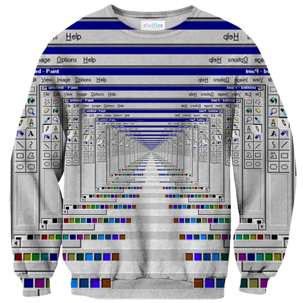 MS Paint Sweater-Subliminator-| All-Over-Print Everywhere - Designed to Make You Smile