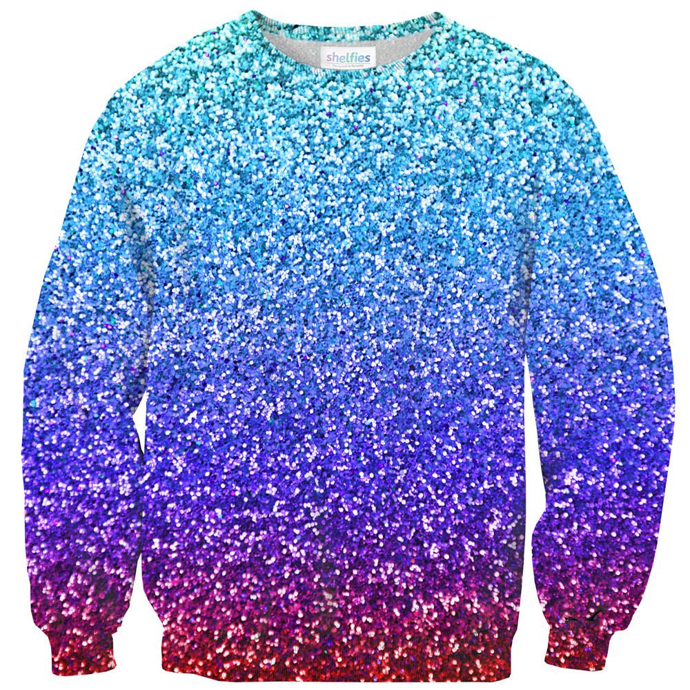 Party Glitter Sweater-Subliminator-| All-Over-Print Everywhere - Designed to Make You Smile