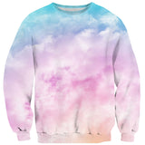 Pastel Clouds Sweater-Subliminator-| All-Over-Print Everywhere - Designed to Make You Smile