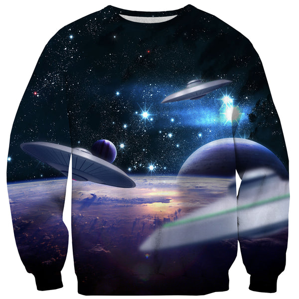 Planetary Intergalactic Sweater-Shelfies-| All-Over-Print Everywhere - Designed to Make You Smile